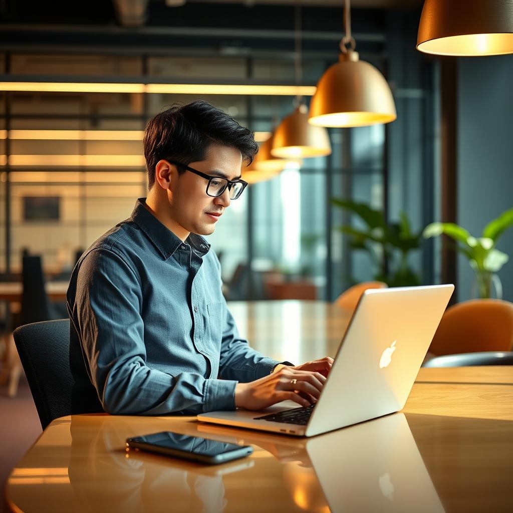 Founder using UpVue platform