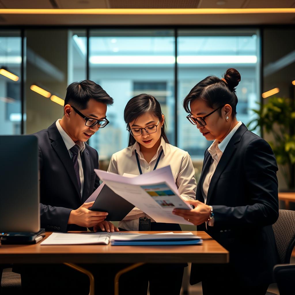 UpVue workflow for preparing Singapore company information